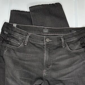 Citizens of humanity, rocket crop high-rise skinny size 28 black jeans